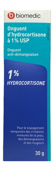 BIOMEDIC HYDROCORTISONE 1% OINTMENT 30G