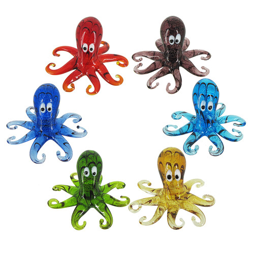 Colorful Glass Octopus