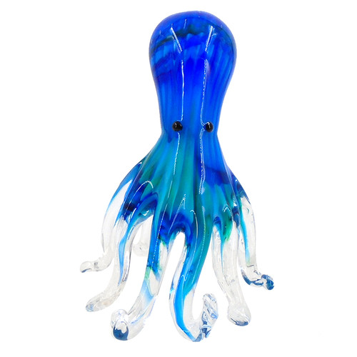 Blue Glass Octopus