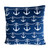 Nautical Throw Pillow with Anchors