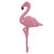 Pink Flamingo iron wall hook