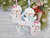 Personalised Snowman Decoration Christmas Tree Hanging Decorations
My snowmen decorations come in 2 sizes:

1: Small is 10cm, 2: Large is 13cm 

I make them from layers of felt with a little padding inside to give them a 3D look, and this makes them cute too.

If you choose female names then the snowman will be finished off with a pink/white bow and a pink scarf to match. The male named snowmen will not have a bow but will also come with a blue scarf.
The font will always be the same, but may look smaller for longer names.