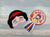 Princess Snow  Personalised Birthday Badge 

My badges are made custom to your requirements.

Personalised with a Name and Age of your choice.

Made from Felt and Fabric, finished off with ribbons and a brooch pin at the back.

My badges measure approx 5.5 inches when finished