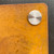 Stainless steel stand off fixing option for Corten steel gate sign
