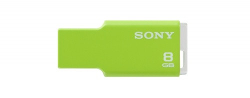 Sony Micro Vault USM8GM - USB flash drive - 8 GB - USB 2.0 - VERDE