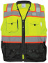 Chaleco de seguridad FrogWear® HV Premium para Inspectores de Alta Visibilidad - GLO-099