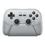 8BitDo Pro 3 Bluetooth Controller for Switch/Switch 2 - TMR Joysticks, Swappable ABXY Buttons, Pro Back Buttons, Charging Dock, Hall Effect Triggers, for Windows, Apple, SteamOS, Android - Gray