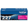 Brother Genuine TN227M, cartucho de tóner de alto rendimiento, tóner magenta de repuesto, rendimiento de hasta 2.300 páginas, TN227, cartucho de reposición Amazon Dash