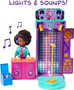 Mattel Karma's World 2-in-1 Toy Playset with Doll & Accessories, Transforming Musical Star Stage & Bedroom Set with Lights & Sounds