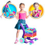 Wiz-O-Magic Shopping Cart Toy - Push & Reveal Surprise Playset with 6 Magical Mystery Boxes, Pretend Grocery Shopping Role Play Toy for Kids Girls Boys 4-8, Refill & Repeat Play