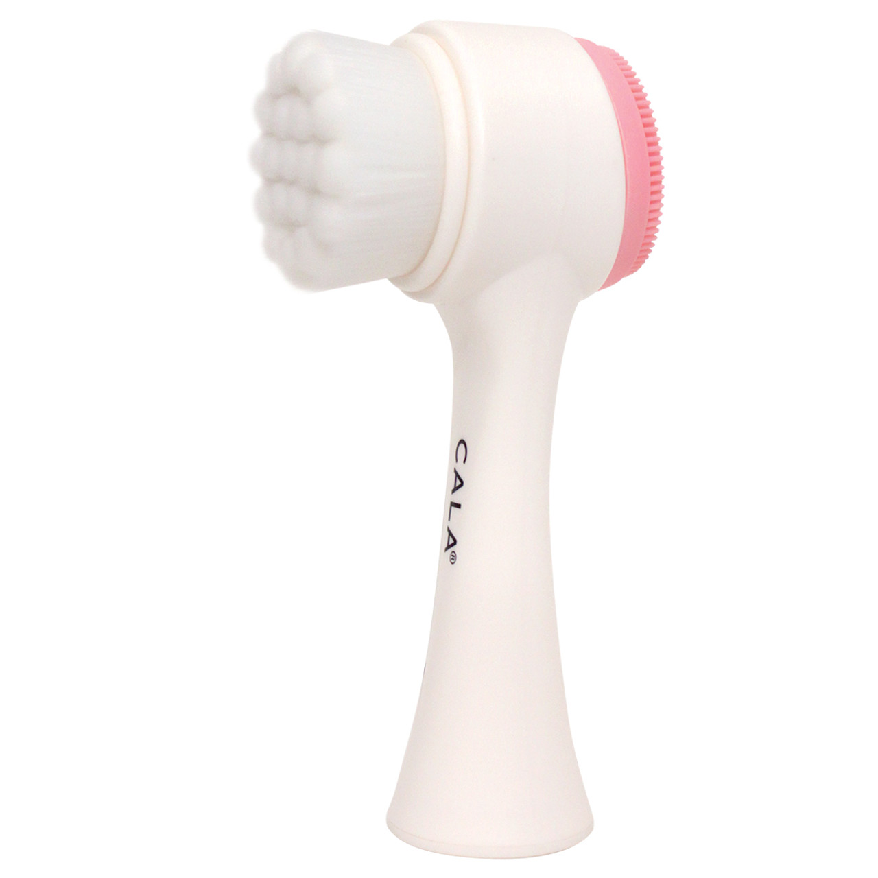 Dual Action Facial Cleansing Brush (Pink) Soft Bristles, Deep Clean photo picture