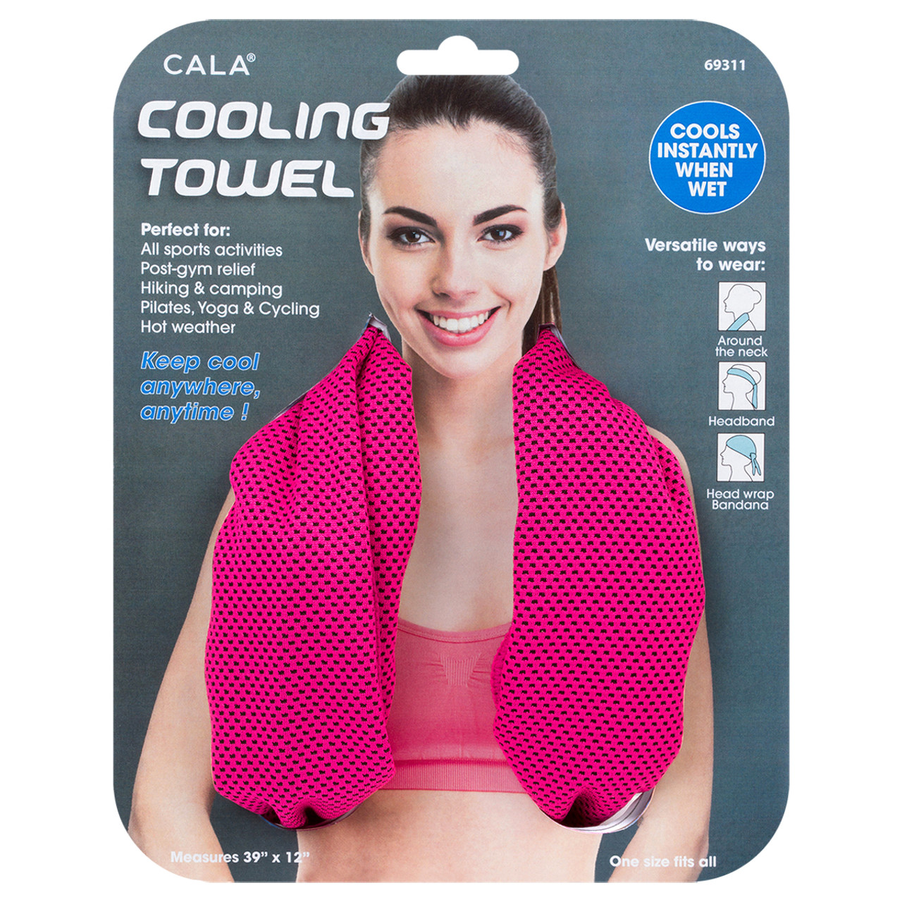 COOLING TOWEL (HOT PINK)