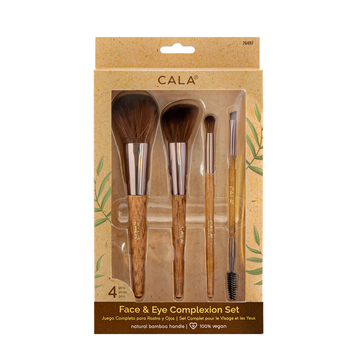 CALA Product | Dark Bamboo Face & Eye Complexion Set (4pcs)