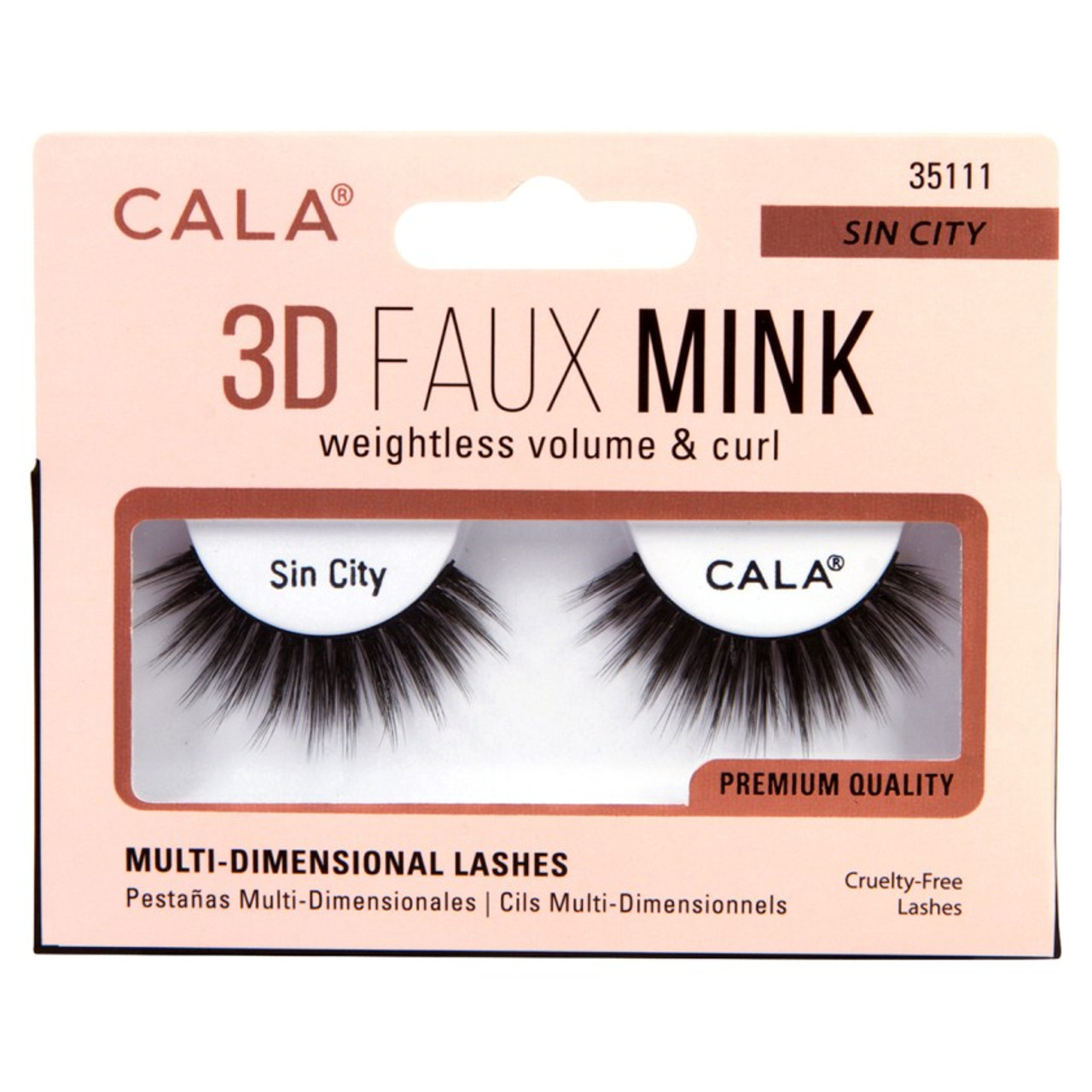 3D Faux Mink Lashes: Sin City | CALA Products