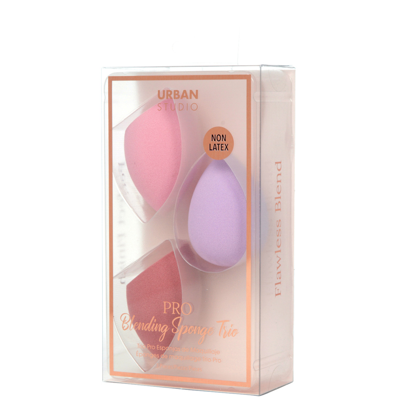 Complexion Sponge Trio, 3-Piece Makeup Sponge Set