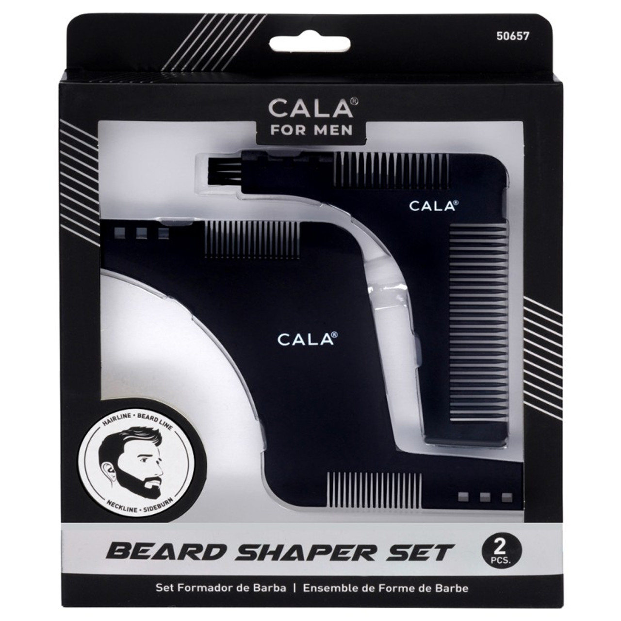 Buy MAPPERZ Beard Shaper Combo for Men/Beard Shaper Tool kit With Comb For  Home And Salon Use(Black)2Pcs Online at Best Prices in India - JioMart.