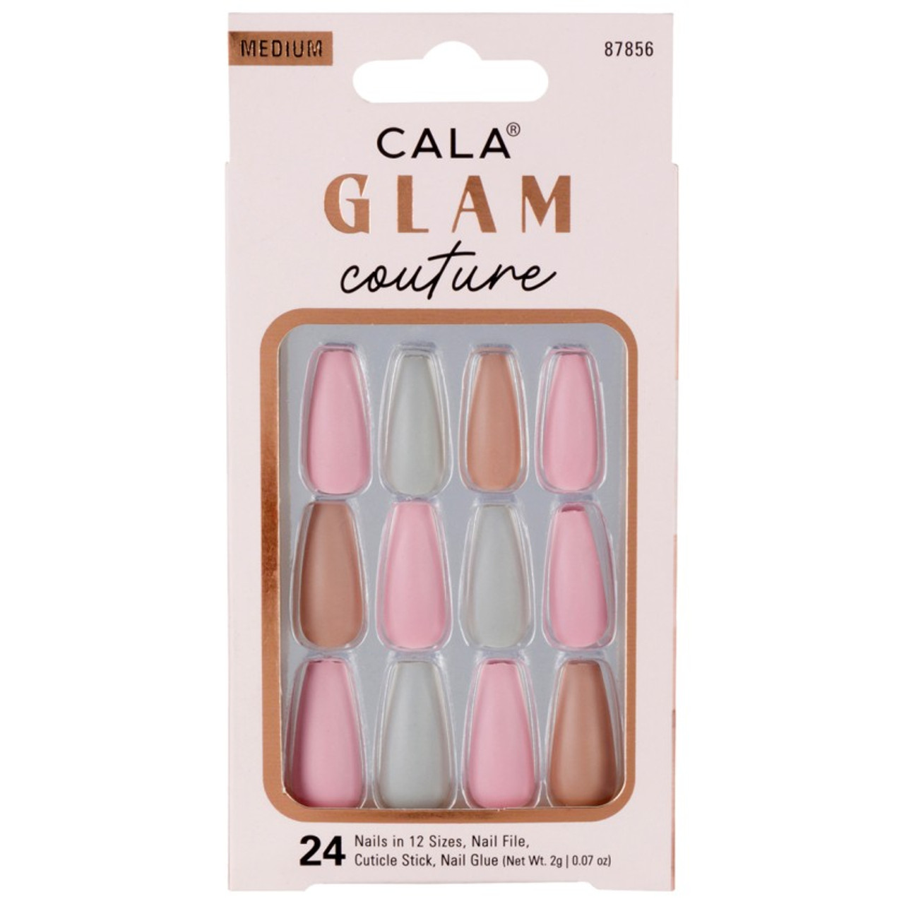 MCoBeauty Press-On Nails French - Medium | BIG W