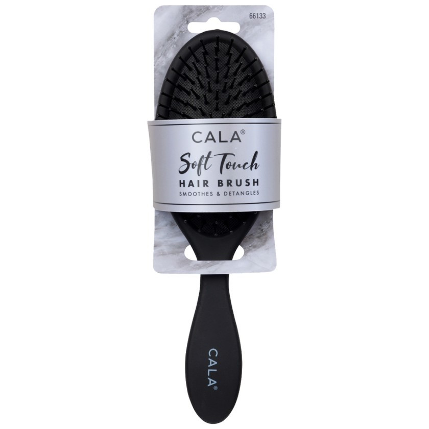 CALA Product Soft Touch Oval Hair Brush (Black)