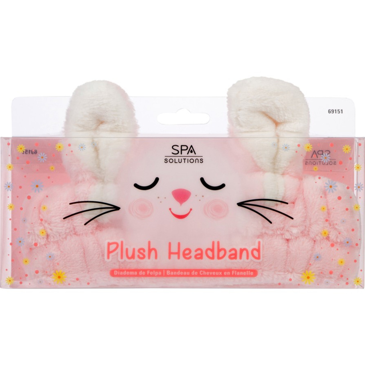 CALA Product  Plush Head Band (Pink Bunny)