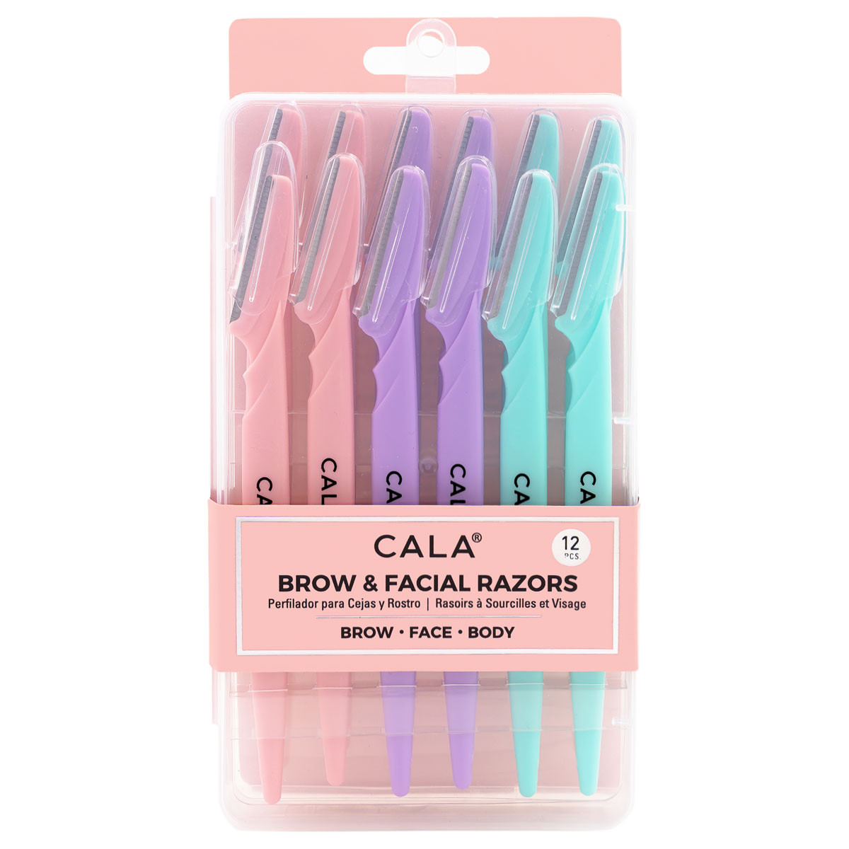 CALA Product | Brow & Facial Razor Set (12 pcs.)