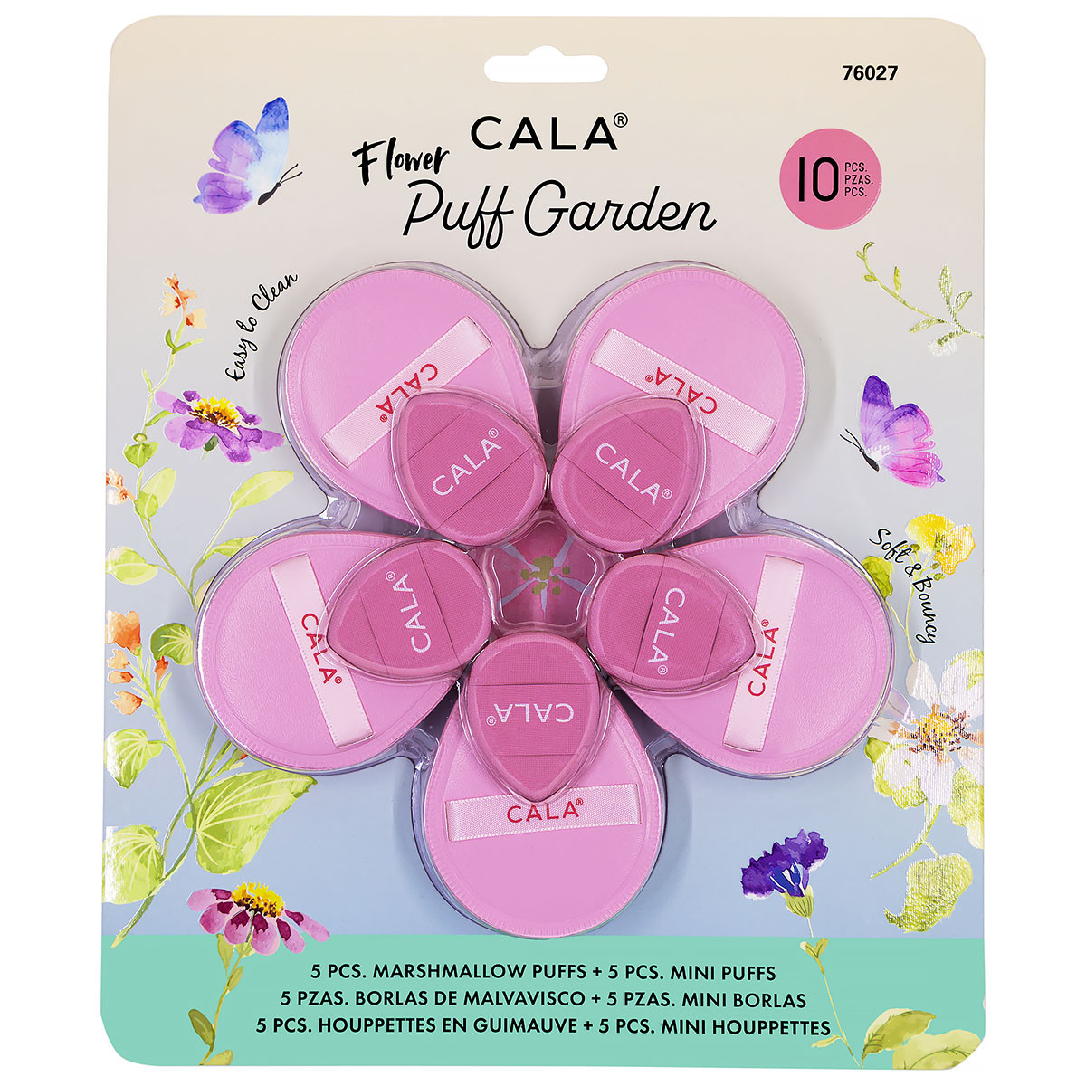 MINAMI ×CLANE DECORTE PUFF ALL IN ONE CALA® Flower Puff Garden Sponge Set (10pcs)