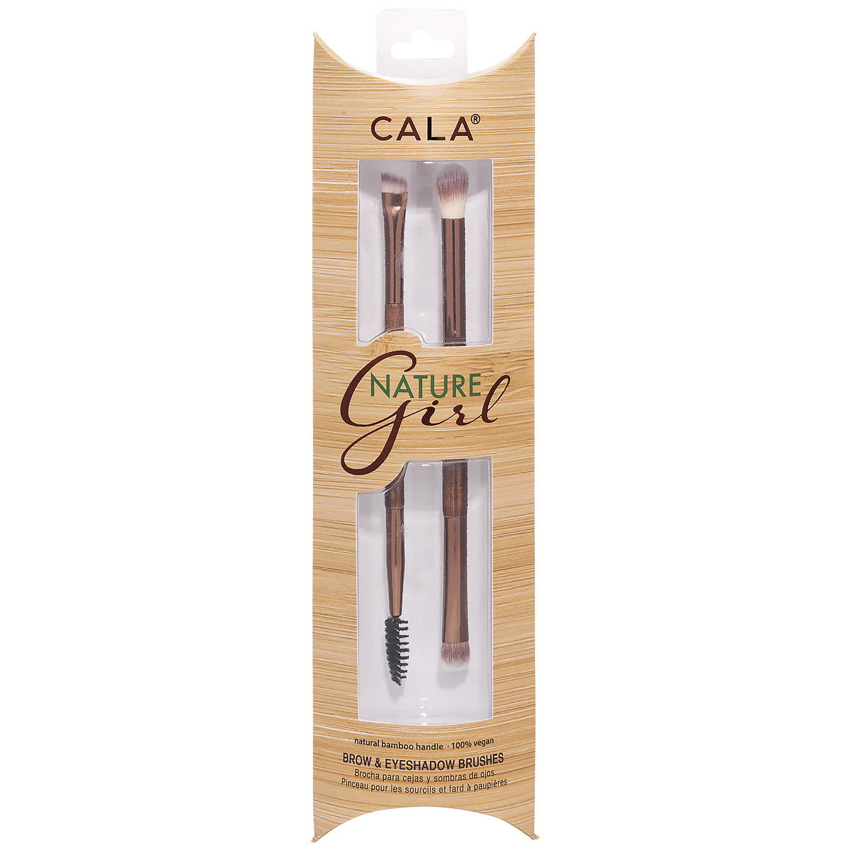 CALA Nature Girl Brow & Eyeshadow Brush Set