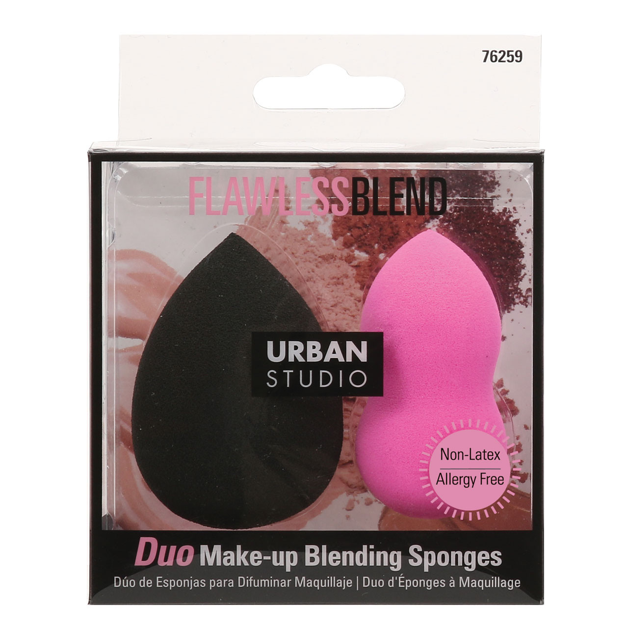 DUO MAKE-UP PRODUCTS / PINK) SPONGES CALA - (BLACK BLENDING