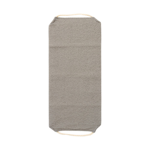 EXFOLIATING BATH TOWEL (TAUPE)