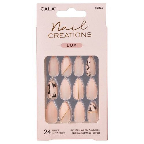 CALA® Nail Creations Express Oval Baby Pink (24PCS)