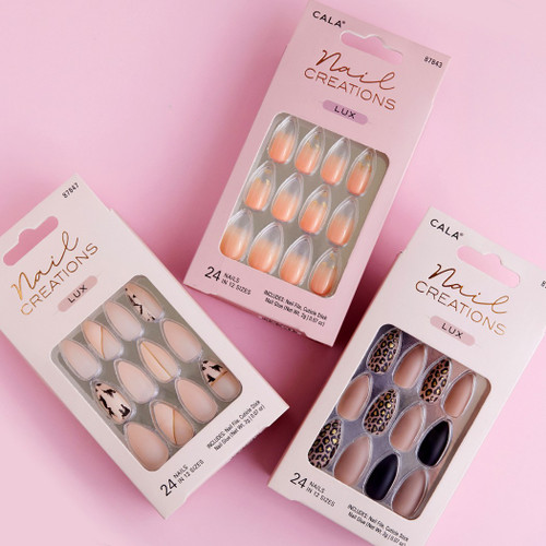 CALA Product | Nail Creations Lux Stiletto Abstract (24PCS.)