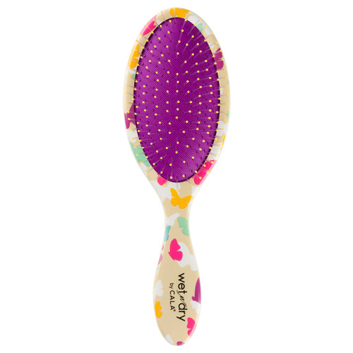 WET-N-DRY DETANGLING HAIR BRUSH (CHEETAH PRINT)