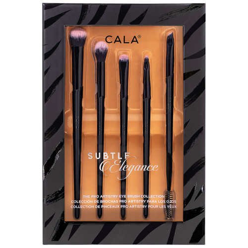 Black Subtle Elegance Eye Brush Set (5pcs)