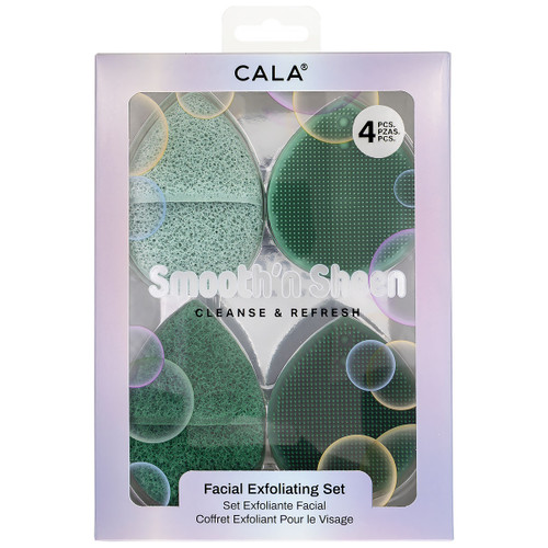 CALA® Smooth'n Sheen Facial Exfoliating Set (4PK)
