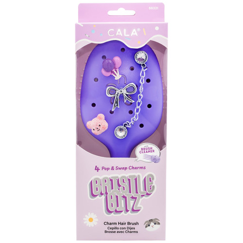 Purple Charm Hair Brush