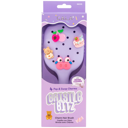Bristle Bitz Charm Hair Brush (Lavender)