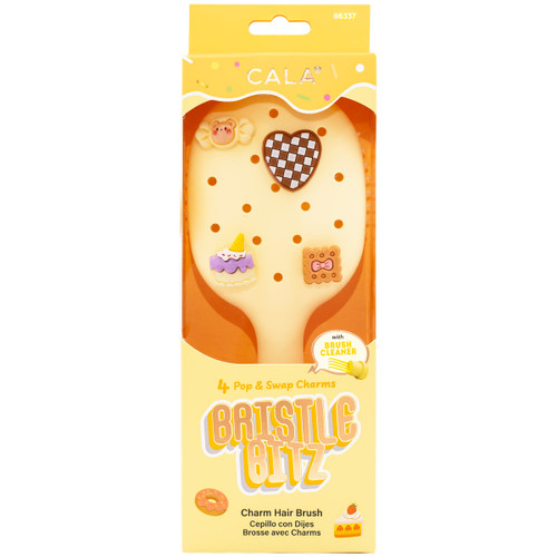 Bristle Bitz Charm Hair Brush (Yellow)