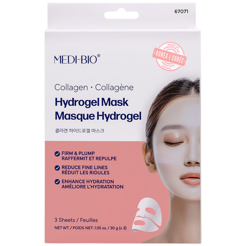 COLLAGEN HYDROGEL MASK (3PK)