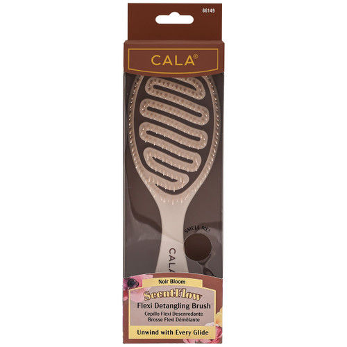 CALA ScentFlow Flexi Detangling Brush in Noir Bloom