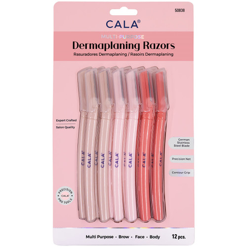Pink Multi-Purpose Face Razors Set of 12.