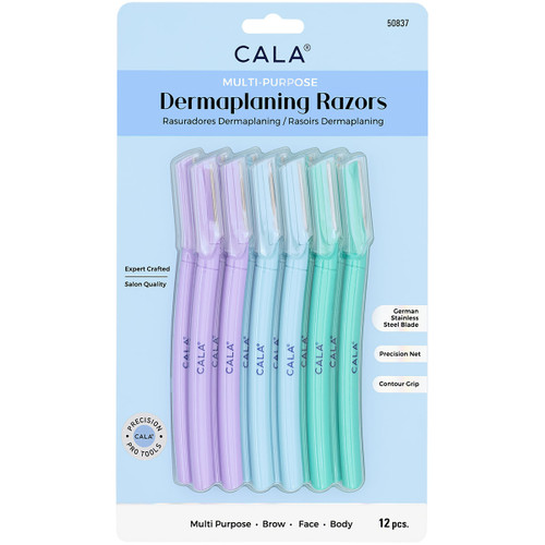 Blue Derma-Planing Face Razors (12pcs)