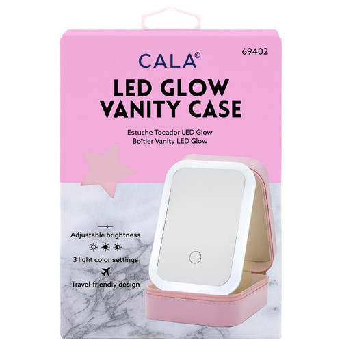 Travel LED Mirror with Travel Case