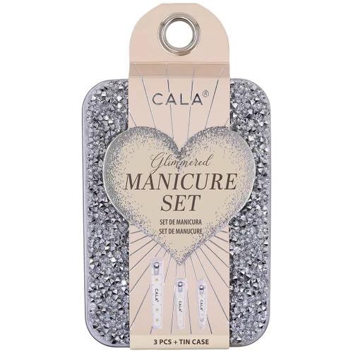 Silver Beddlazzed Tint Manicure Set