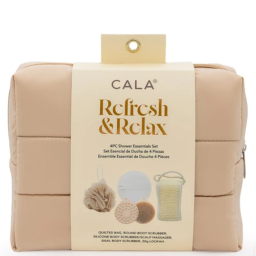 REFRESH & RELAX SHOWER BAG (4PCS)