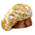 Yellow Crest Silk Hair Bonnet