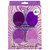 Set of 4  lavender tones facial scrubbers