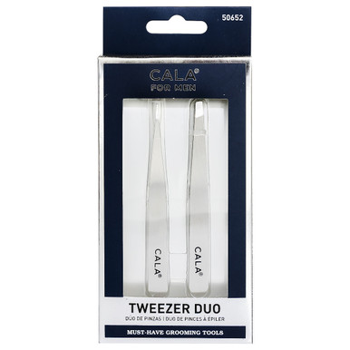 CALA Product  Tweezer Duo Fine Point & Slanted Set (Mint)