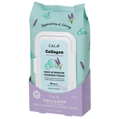 Krønike I forhold Størrelse Makeup Remover Cleansing Tissues: Collagen (60 sheets) - CALA Product