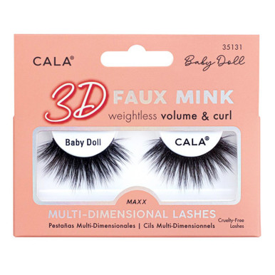 CALA 3D Faux Mink Lashes: Baby Doll