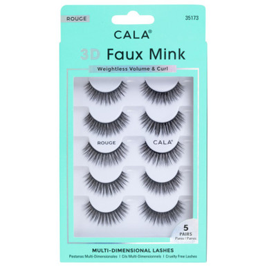 CALA Product  3D Faux Mink Lashes Rouge (5pk)