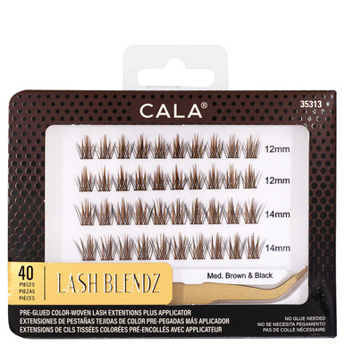 CALA Lash Blendz Cluster: Brown & Black (40pcs)